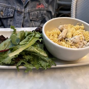 The Henry - Children's Rotisserie Chicken & Buttered Noodles with House Salad - Coffee & Tea Near Me - Coronado, California