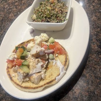BJ's Restaurant & Brewhouse - Mediterranean chicken pita tacos - Pizza Near Me - Baton Rouge, Louisiana BJ's Restaurant & Brewhouse - Mediterranean chicken pita tacos - Pizza Near Me - Baton Rouge, Louisiana