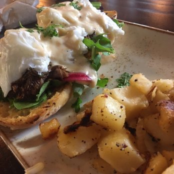 First Watch - Braised Short rib Benedict w/potatoes - Breakfast & Brunch Near Me - Greenville, North Carolina