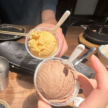 Sushi Tsunami - Dessert Ice cream mango and chocolate - Sushi Bars Near Me - Fairfield, California