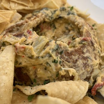 Four Peaks Brewing - Spinach Dip (bread was stale & there were barely any dip) - Pubs Near Me - Tempe, Arizona