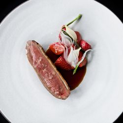The Elderberry House - Breast of Duck, Strawberry & Onion Medley