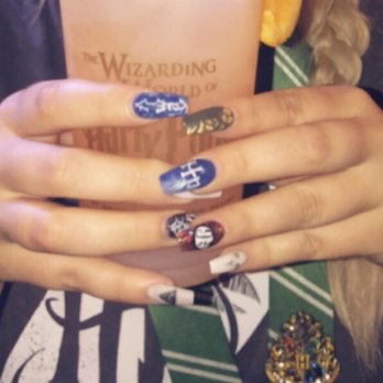 Palace Nails & Spa - A fuzzy orange juice drink at Harry Potter World! - Nail Salons Near Me - Spring, Texas