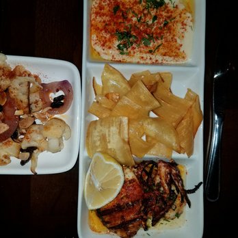 Sangarita's - Grilled octopus with hummus - Spanish Near Me - Bayside, New York Sangarita's - Grilled octopus with hummus - Spanish Near Me - Bayside, New York