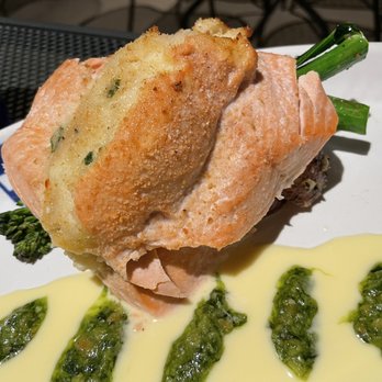 Duke's Seafood - Off The Hook Stuffed Salmon - Seafood Near Me - Seattle, Washington