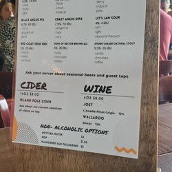 Breton Brewing - Menu