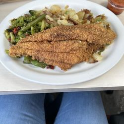Hashbrowns Cafe - Catfish Dinner