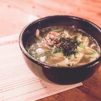 Han Oak - Chicken and hand cut noodle soup - get it! - Korean Near Me - Portland, Oregon Han Oak - Chicken and hand cut noodle soup - get it! - Korean Near Me - Portland, Oregon