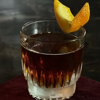 Jolie - Socialite boulevardier  Chamomile grappa is the star, as is the perfect temperature and pleasantly direct presentation - Cocktail Bars Near Me - New Orleans, Louisiana