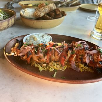 théa - Chicken skewer, potatoes - Mediterranean Near Me - Phoenix, Arizona