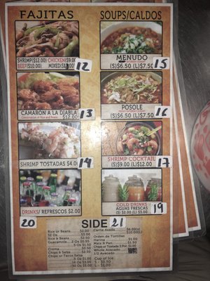 Menu photo 7 Jacky's Mexican Food Buckeye, AZ