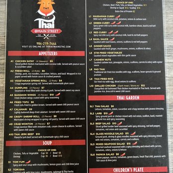 Thai At Main Street - Front: Menu - Thai Near Me - Durham, North Carolina Thai At Main Street - Front: Menu - Thai Near Me - Durham, North Carolina