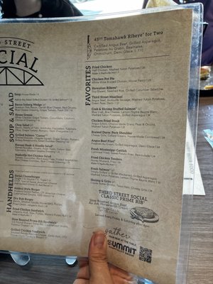 Menu photo 6 Third Street Social Olathe, KS
