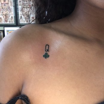 Old Rose Tattoo - Queen of clubs! - Tattoo Near Me - Temecula, California Old Rose Tattoo - Queen of clubs! - Tattoo Near Me - Temecula, California