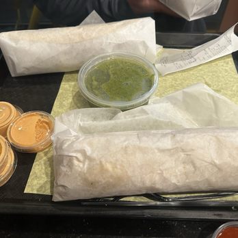 Cali Tacos - 2 burritos, Cali sauce, green sauce - Mexican Near Me - Orange, California Cali Tacos - 2 burritos, Cali sauce, green sauce - Mexican Near Me - Orange, California