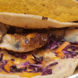 Blackened catfish taco Blackened catfish taco