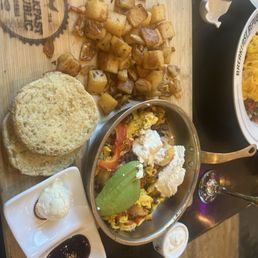 Shrimp and Ricotta Frittata with an English muffin Shrimp and Ricotta Frittata with an English muffin