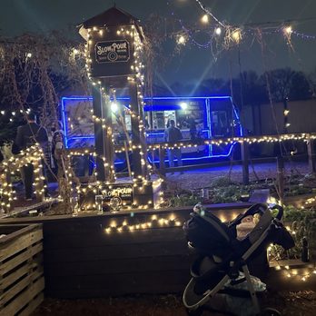 Slow Pour Brewing Company - Food Truck off the patio - Breweries Near Me - Lawrenceville, Georgia
