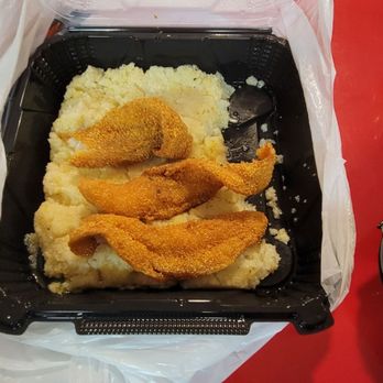 Hot Fish House - Paper thin fish, greasy pork chops & terrible grits - Southern Near Me - Lakewood, Washington