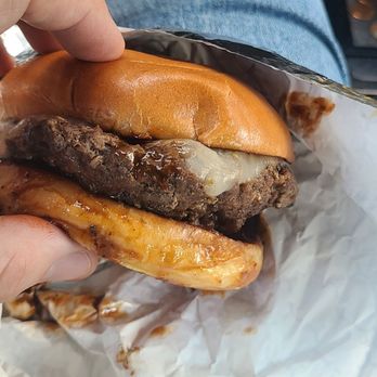 Boss Burger - Jerk burger just jerk sauce onions and cheese very good very juicy - Burgers Near Me - Essex, Maryland Boss Burger - Jerk burger just jerk sauce onions and cheese very good very juicy - Burgers Near Me - Essex, Maryland