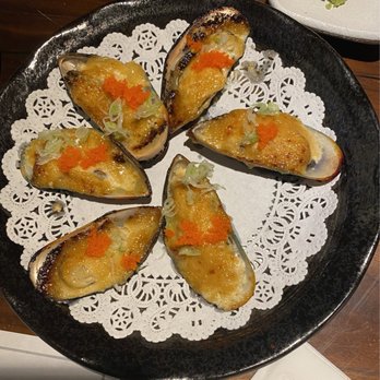Asahi Sushi - Baked Green Mussel - Sushi Bars Near Me - Granada Hills, California Asahi Sushi - Baked Green Mussel - Sushi Bars Near Me - Granada Hills, California