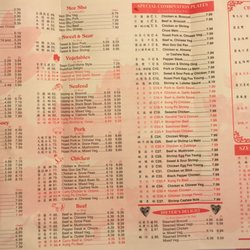 China One - Menu