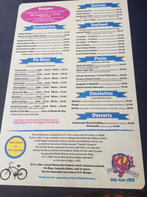 Menu photo 5 Ky's Olde Towne Bicycle Shop Slidell, LA