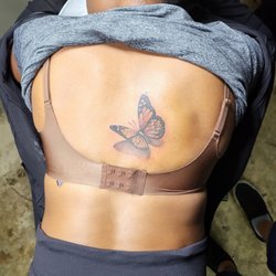 Arte Tattoo Studios - Beautiful butterfly completed