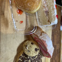 All delicious! Custard filled donut is ridiculously good!
