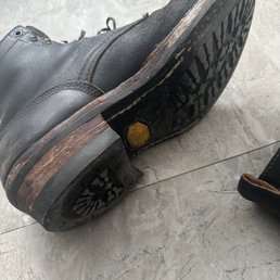 Boots after three years of wear Boots after three years of wear