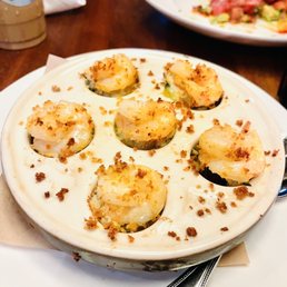 Lump Crab And Shrimp-stuffed Mushrooms