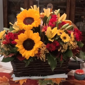 Cottage Gardens - The beautiful fall arrangement I ordered for my friend...she loved these flowers so much she sent me this photo. - Landscaping Near Me - Hermitage, Pennsylvania Cottage Gardens - The beautiful fall arrangement I ordered for my friend...she loved these flowers so much she sent me this photo. - Landscaping Near Me - Hermitage, Pennsylvania