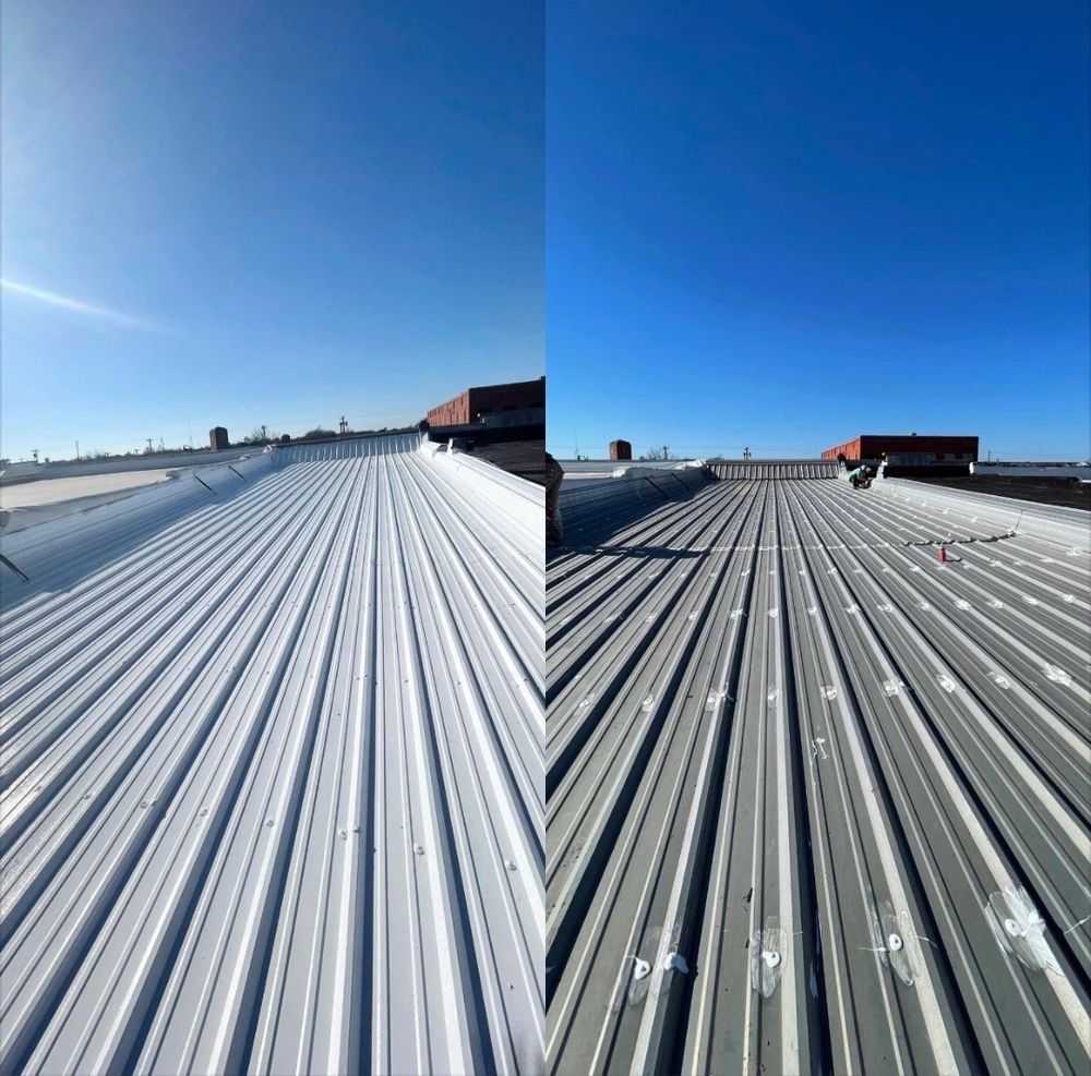 Slide of Dinger Roofing