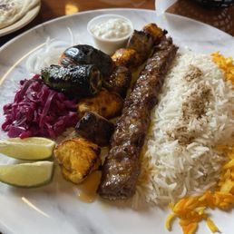 Veggie Kabob Plate