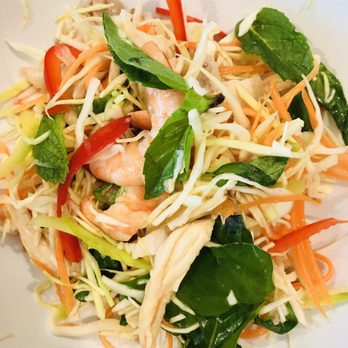 Mama Kong Cambodian - Chicken and shrimp salad - Cambodian Near Me - Austin, Texas Mama Kong Cambodian - Chicken and shrimp salad - Cambodian Near Me - Austin, Texas