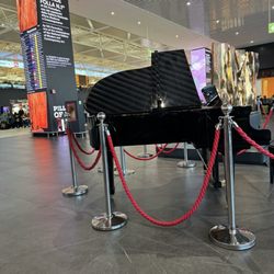 Piano in the airport