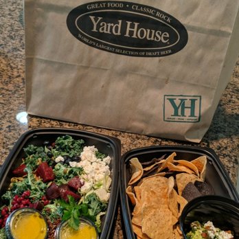 Yard House - Yard House to go. This salad was freaken good. - New American Near Me - Northridge, California Yard House - Yard House to go. This salad was freaken good. - New American Near Me - Northridge, California