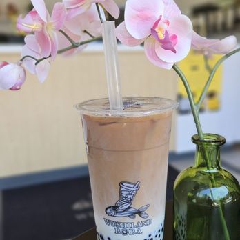 Wushiland Boba - Black tea latte - Bubble Tea Near Me - Cerritos, California Wushiland Boba - Black tea latte - Bubble Tea Near Me - Cerritos, California