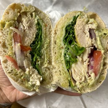 Della-Rose Deli - Special of the day! Cilantro dressing chicken sandwhich. Delish!! - Delis Near Me - Salinas, California