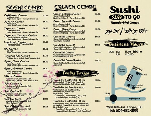 Menu photo 7 Sushi 199 To Go Langley, BC Menu photo 7 Sushi 199 To Go Langley, BC
