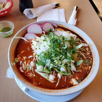 Yuri’s Taqueria - Large Posole - Tacos Near Me - San Leandro, California