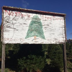 Nester's tree farm - Old Nester's tree farm sign