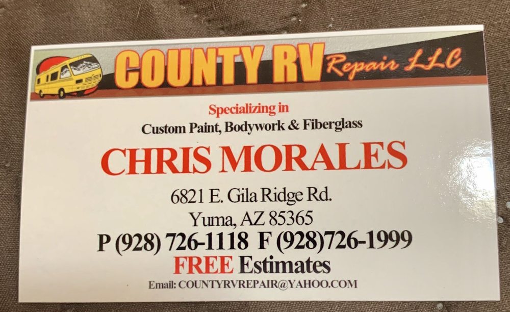 COUNTY RV REPAIR 14 Reviews 6821 E Gila Ridge Rd, Yuma, Arizona