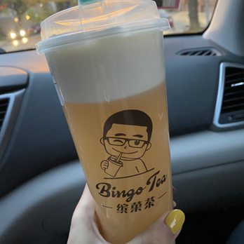 Bingo Tea - Ordered a cold cloud mist green tea with milk foam and it tasted so :( I don't think I will ever come back again - Bubble Tea Near Me - Homer Glen, Illinois