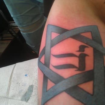 Freedom Machine Tattoo - David Parker ... Star of David with Chai (life) - Tattoo Near Me - Pflugerville, Texas Freedom Machine Tattoo - David Parker ... Star of David with Chai (life) - Tattoo Near Me - Pflugerville, Texas
