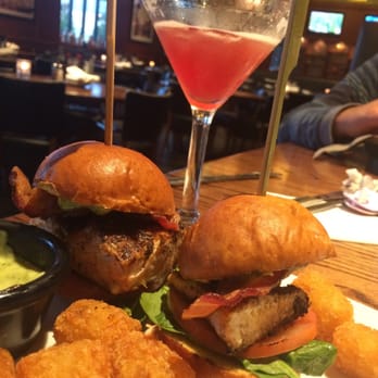 Bar Louie - Granger - Salmon sliders and the diva martini.... Perfection - Bars Near Me - Granger, Indiana