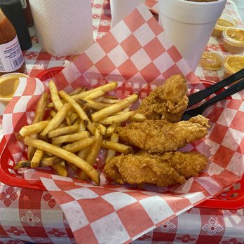 Champy's Famous Fried Chicken - Perfectly done fries and chicken strips - Southern Near Me - Daphne, Alabama Champy's Famous Fried Chicken - Perfectly done fries and chicken strips - Southern Near Me - Daphne, Alabama