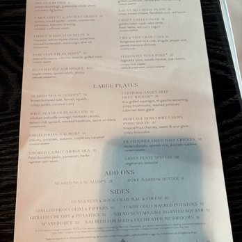 Aerlume - Menu - New American Near Me - Seattle, Washington