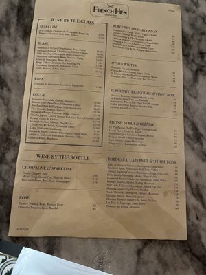 Menu photo 3 French Hen Tulsa, OK