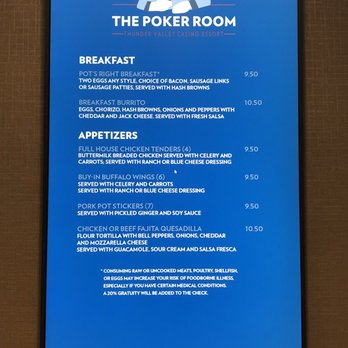 The Poker Room - Poker Room Menu - Casinos Near Me - Lincoln, California The Poker Room - Poker Room Menu - Casinos Near Me - Lincoln, California